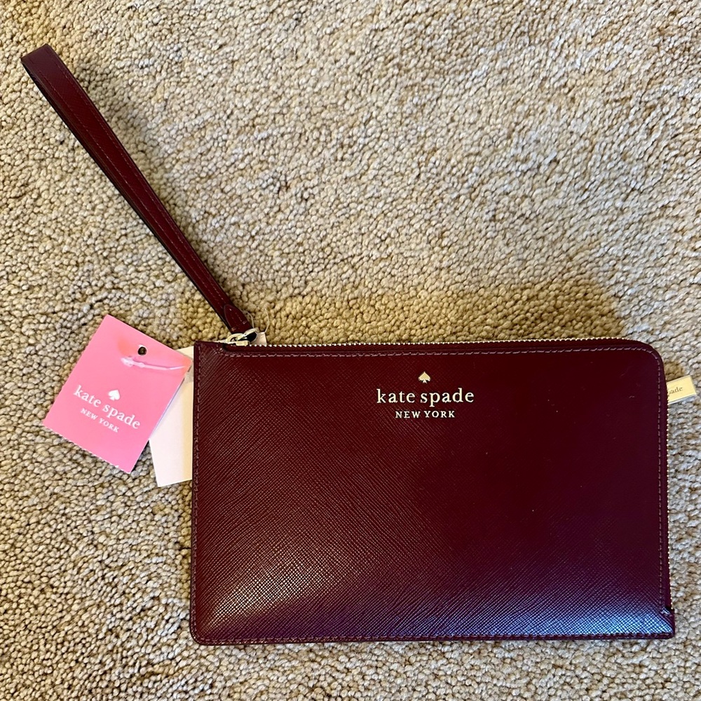 Kate Spade Deep Red Wristlet